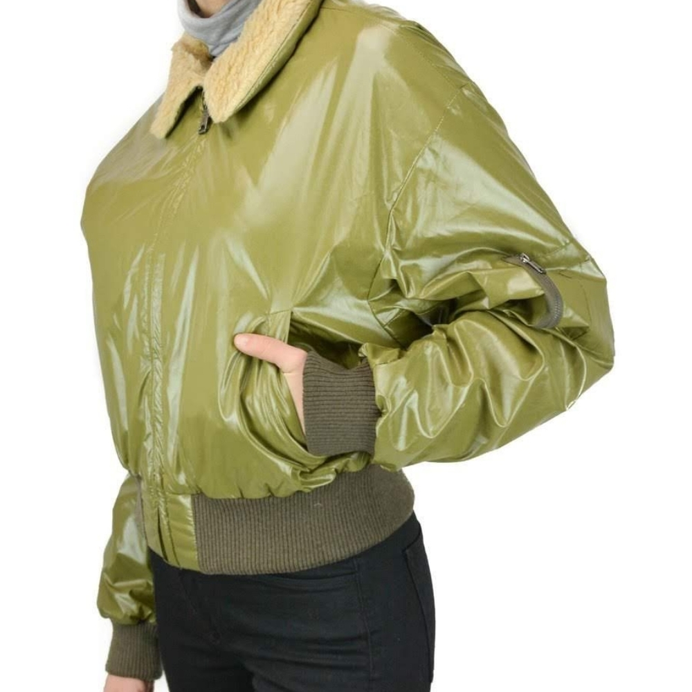 NWT R13 Cropped Garage Flight jacket - Picture 4 of 8